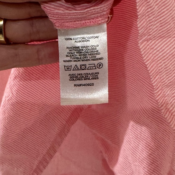 LOFT Pink Ruffle Blouse - Picture 4 of 7